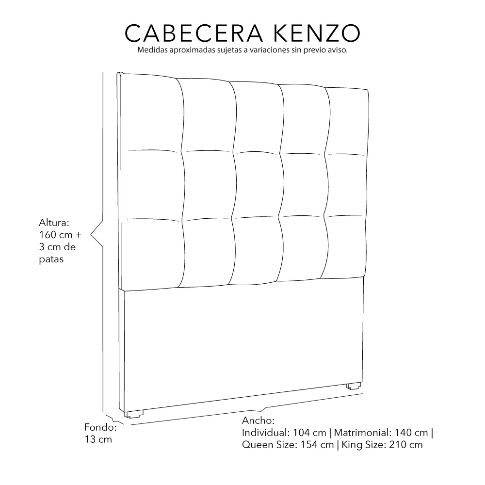 Cabecera Dicasa Kenzo Con Ropa de Cama - Image 6