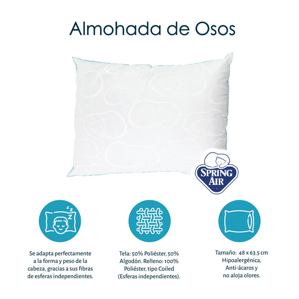 Colchón Spring Air Omega con Box con Ropa de Cama - Image 41